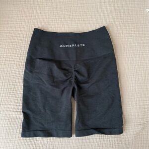 Alphalete Charcoal Biker Shorts